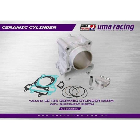 Kit cylindre 65mm /200cc pour culasse Superhead Uma-Racing